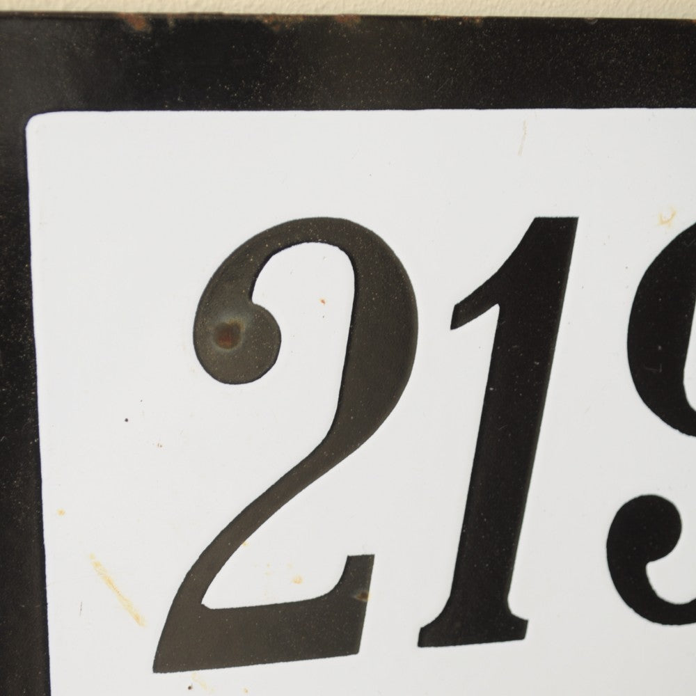 部屋番号　ナンバープレート　陶器　数字のプレート